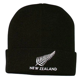 New Zealand & Fern Beanie - 60435 PACK of 6