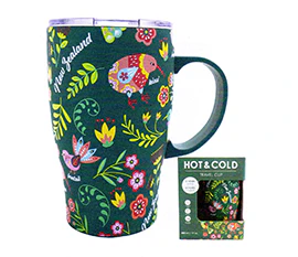 Birds & Flowers Metal Hot & Cold Mug - MUG147