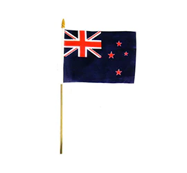 New Zealand Flag on Stick - 80043 PACK of 12