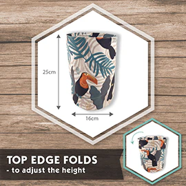 Toucan Pot Plant/ Storage Cover - TEPB70 - Image 2